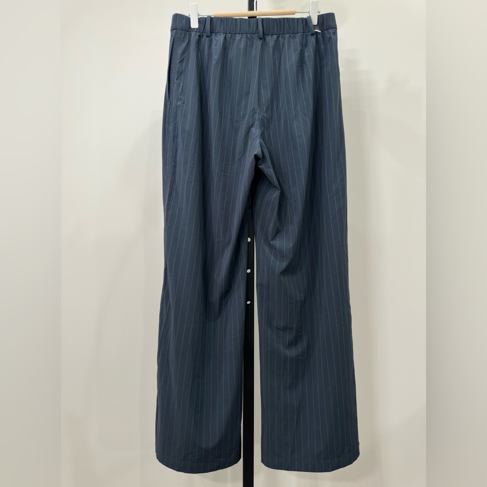 Vuori  Villa Wide-Leg Pinstripe Pants – Size M - Picture 4 of 11